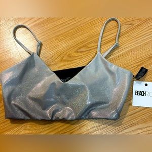 Beach Riot Spatkle Tank Swim Top